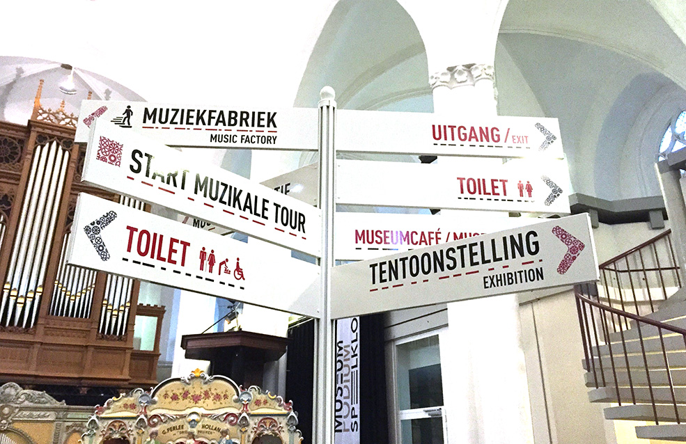bewegwijzering museum