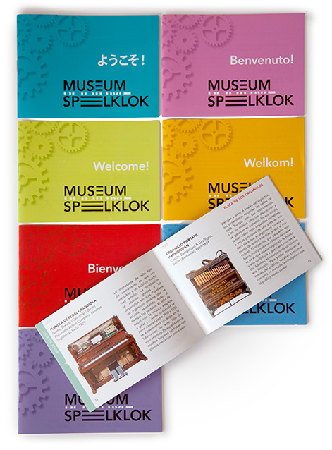 rondleiding boekjes verschillende talen